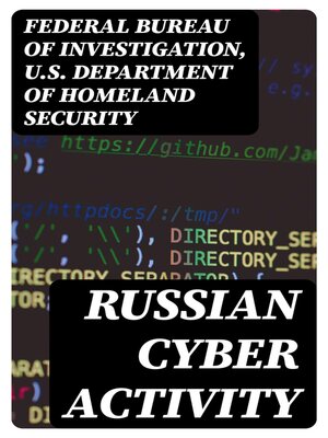 cover image of Russian Cyber Activity